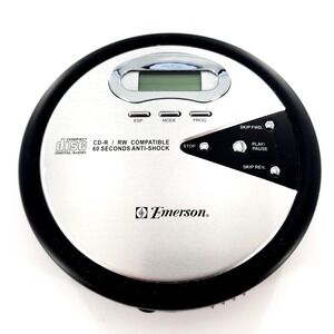 Emerson HD8100 Personal Portable Compact Disc CD Player Tested & Works